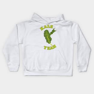 Kale Yeah ))(( Vegetable Vegetarian Vegan Kind-a-Style Kids Hoodie